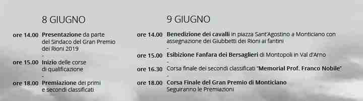 monticiano GP programma