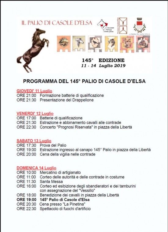 PALIO CASOLE D'ELSA 2019
